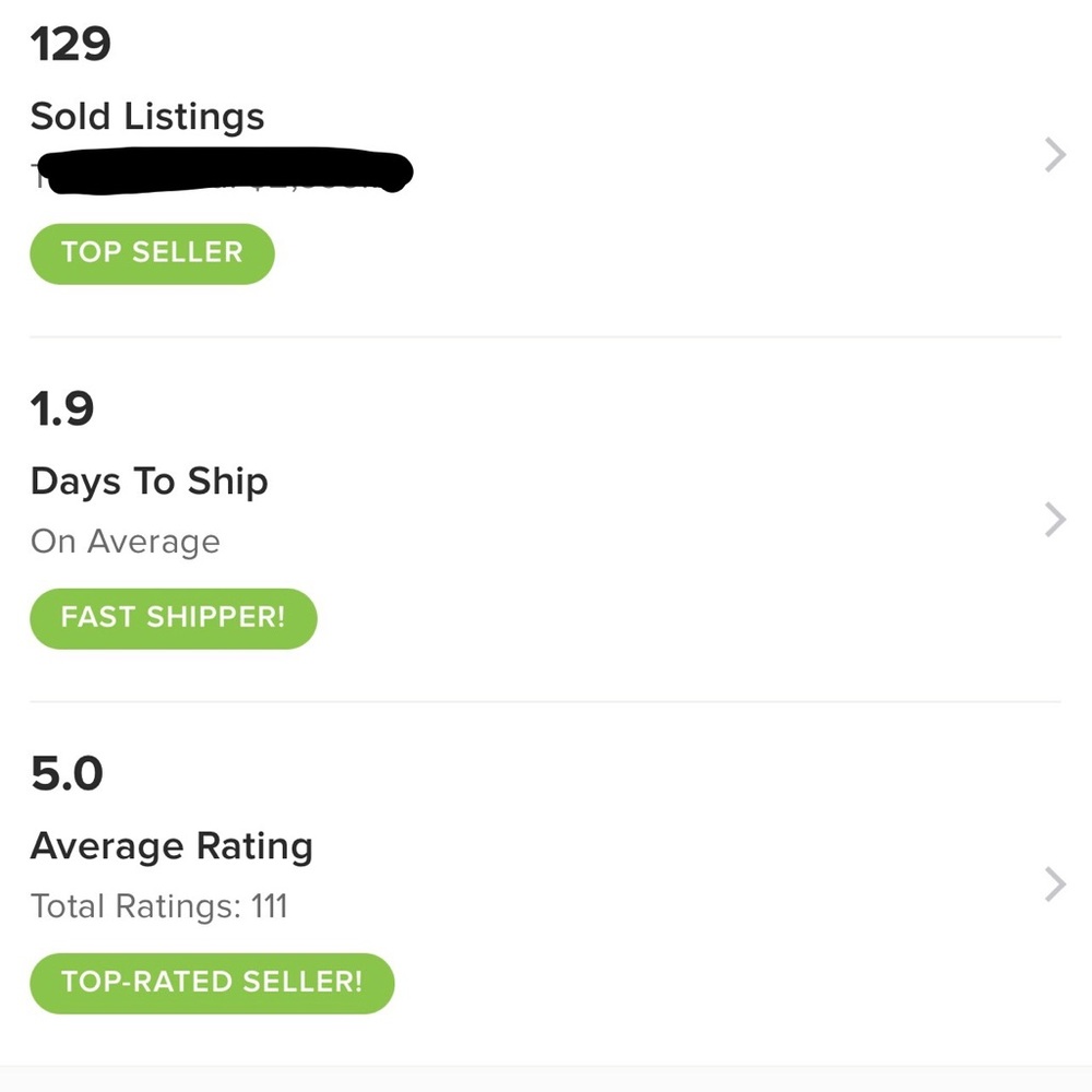 Top Rated Seller!!! 😊